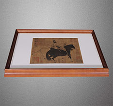 交口书画装裱配框服务案例